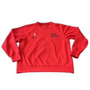 Nike Toronto Raptors Nike Spotlight Crewneck Red Size Large